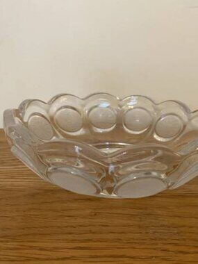 Vintage Fostoria Clear Coin Glass Bowl/Candy Dish